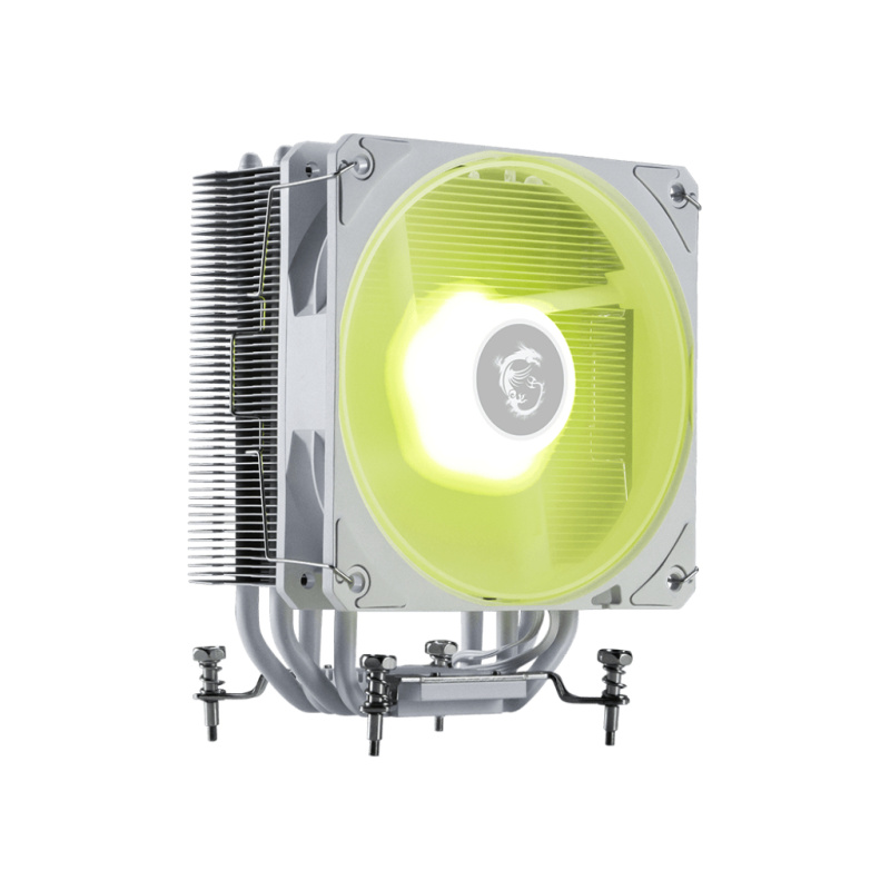 VENTILADOR P/CPU MSI (MAG COREFROZR AA13 WHITE)  FAN 120MM ARGB, SOCKET 1700, 1851, AM4, AM5, BLANCO image 2